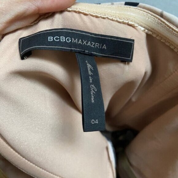 BCBG MaxAzria Jesse strapless cocktail maxi dress Sz 4 - Picture 8 of 13